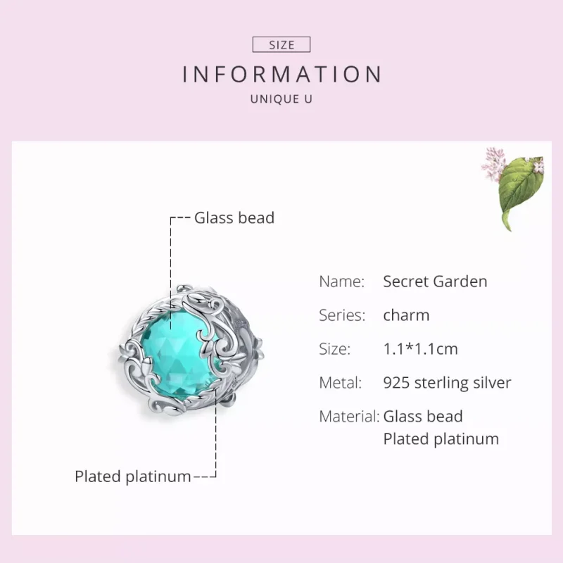 (bild till) Pandora Stil Berlock Cecret Garden - Bsc105 - View 7