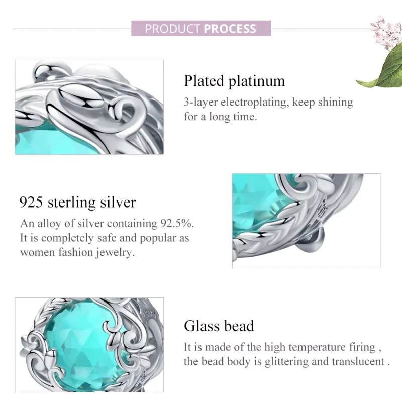 (bild till) Pandora Stil Berlock Cecret Garden - Bsc105 - View 8