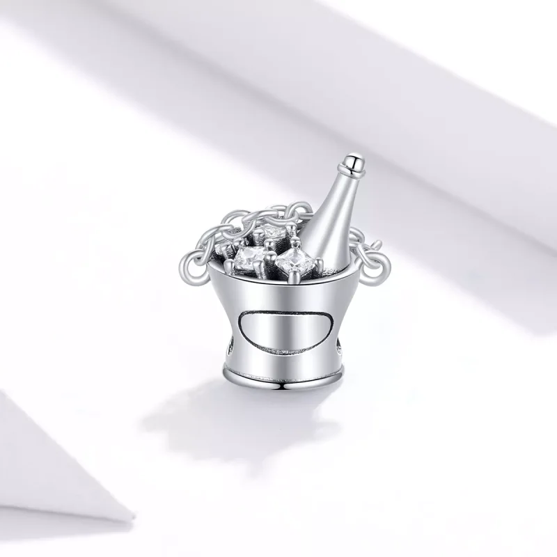 (bild till) Pandora Stil Berlock Champagne Hink - Scc1687 - View 2