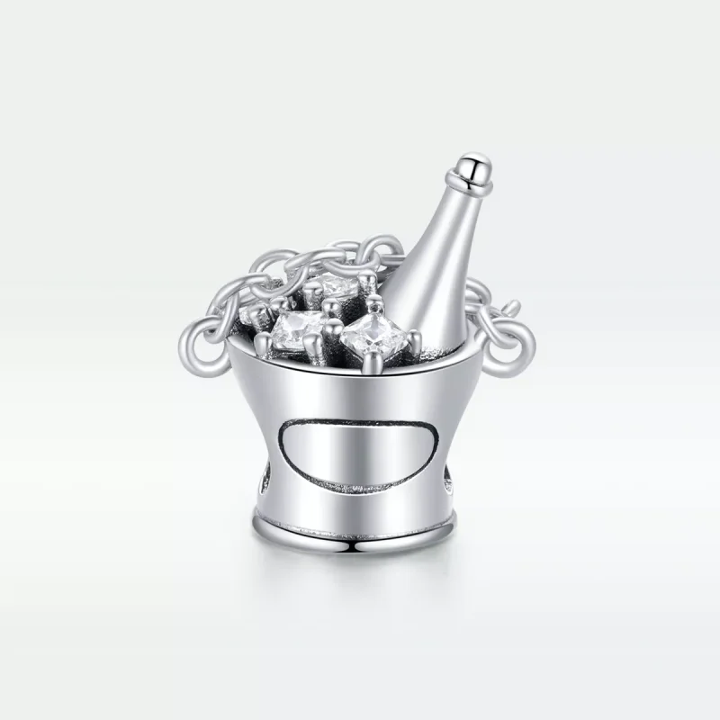 (bild till) Pandora Stil Berlock Champagne Hink - Scc1687 - View 5