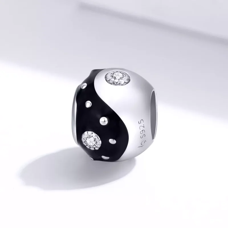 (bild till) Pandora Stil Berlock Chinoiserie Yin Yang - Bsc192 - View 2