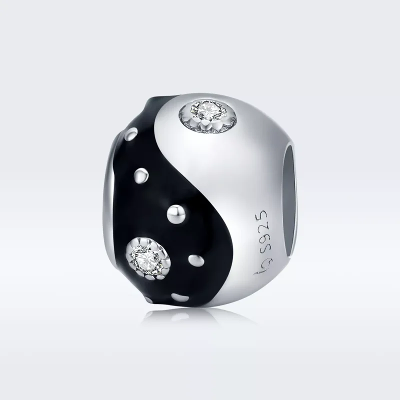 (bild till) Pandora Stil Berlock Chinoiserie Yin Yang - Bsc192 - View 5