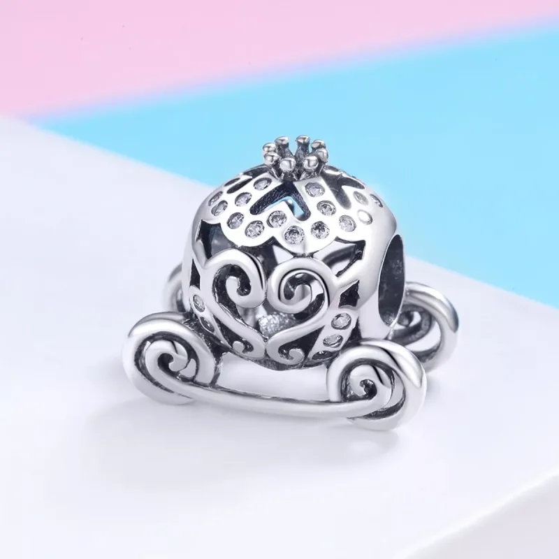 (bild till) Pandora Stil Berlock Cinderellas Pumpabil - Scc792 - View 2