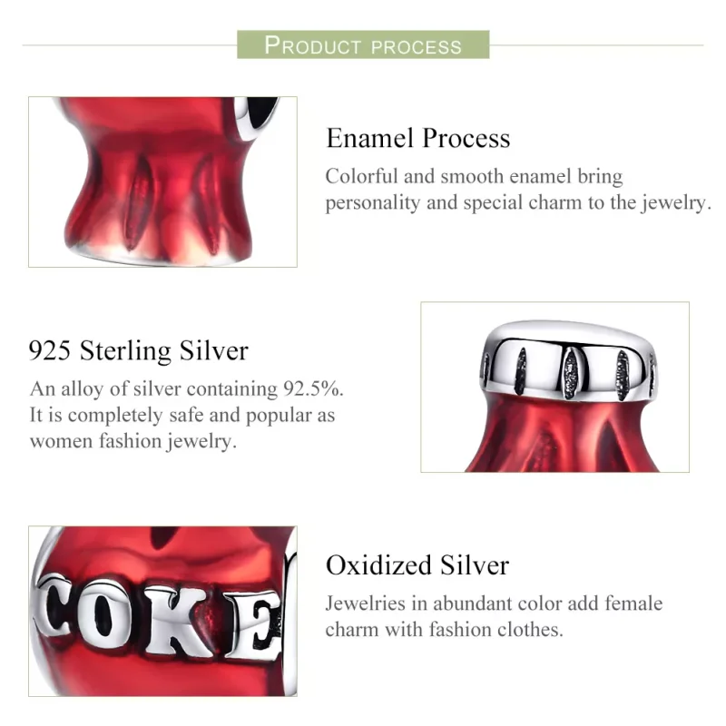 (bild till) Pandora Stil Berlock Coca Cola - Scc1159 - View 4