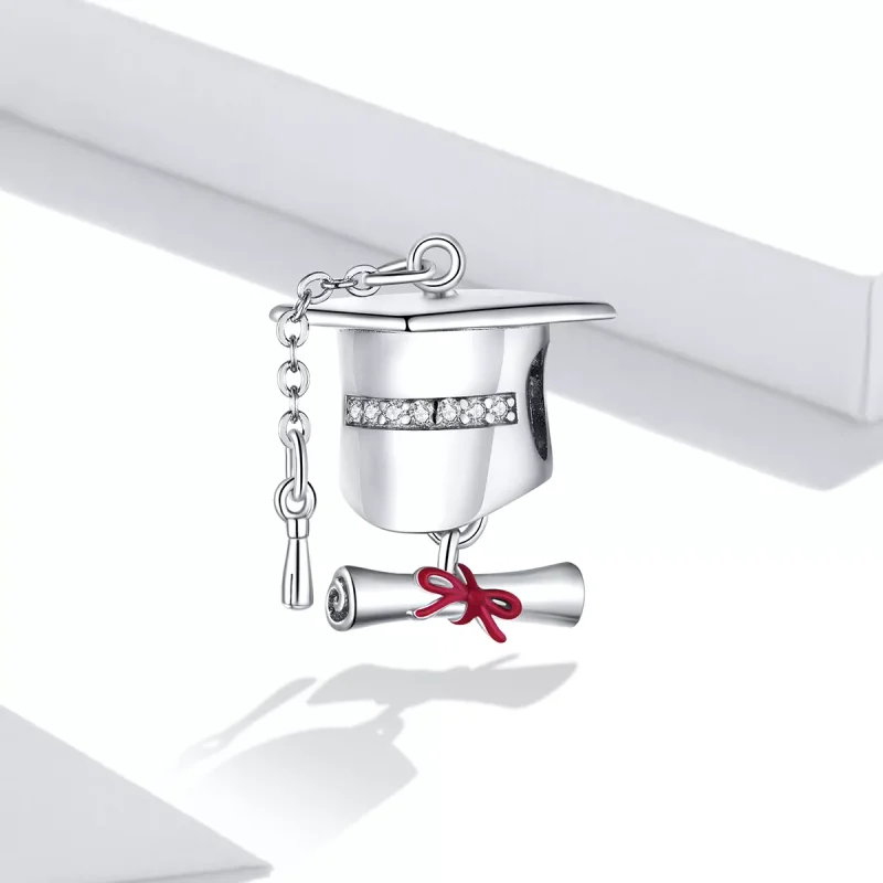 (bild till) Pandora Stil Berlock College Graduation Cap - Bsc357 - View 2