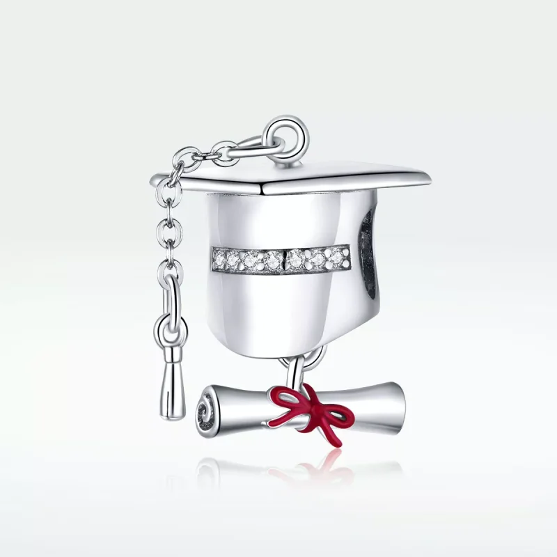 (bild till) Pandora Stil Berlock College Graduation Cap - Bsc357 - View 5