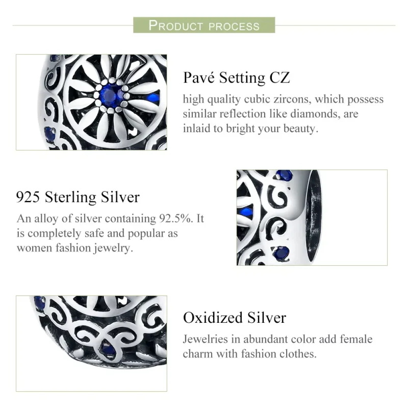 (bild till) Pandora Stil Berlock Daisy - Scc1119 - View 5