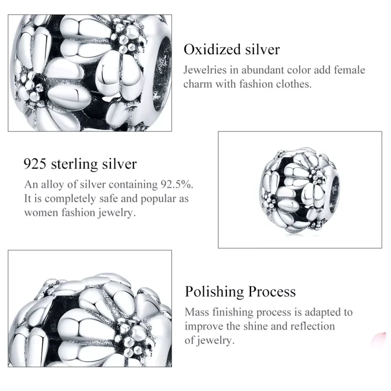 (bild till) Pandora Stil Berlock Daisy - Scc1487 - View 6