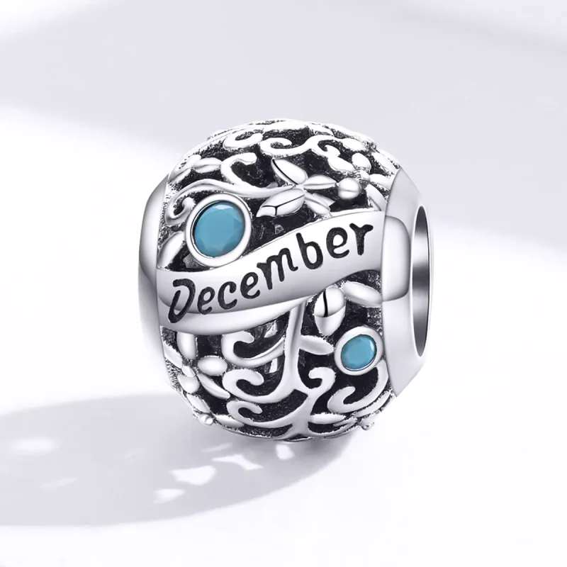 (bild till) Pandora Stil Berlock December Birthstone - Scc1385-12 - View 4