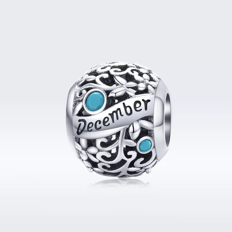 (bild till) Pandora Stil Berlock December Birthstone - Scc1385-12 - View 5