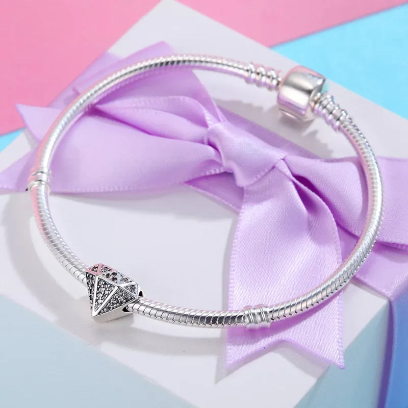 (bild till) Pandora Stil Berlock Diamond Love - Scc397 - View 4