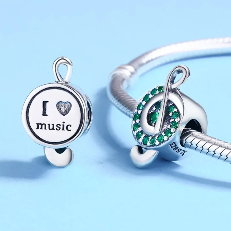 (bild till) Pandora Stil Berlock Diskant Clef - Scc450 - View 5