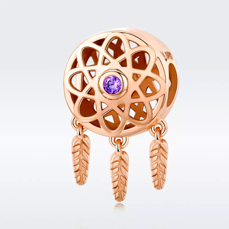 (bild till) Pandora Stil Berlock Dream Catcher Rose Gold 14 Karat Roséguld - Scc330-C - View 5