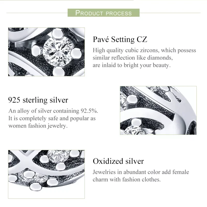 (bild till) Pandora Stil Berlock Elegans - Scc732 - View 7