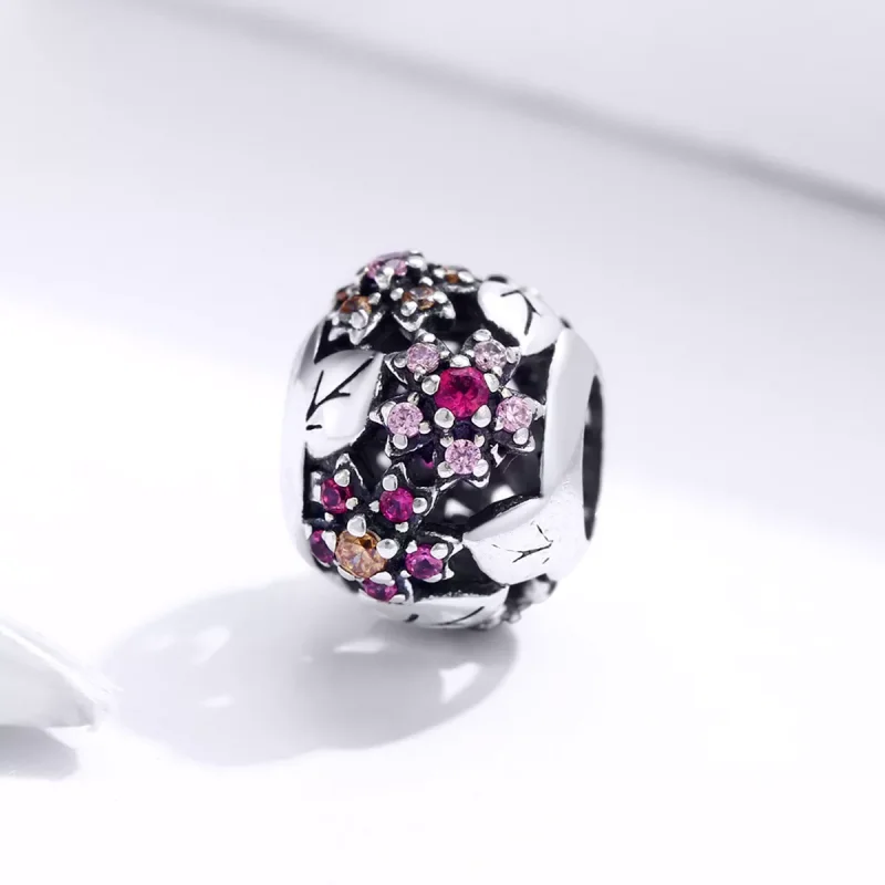 (bild till) Pandora Stil Berlock Elegant Cherry Blossom - Scc1446 - View 2