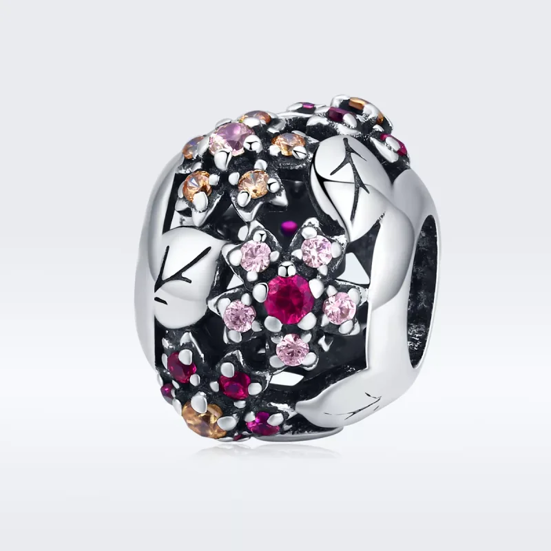 (bild till) Pandora Stil Berlock Elegant Cherry Blossom - Scc1446 - View 5
