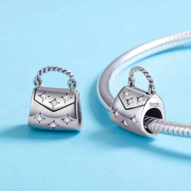 (bild till) Pandora Stil Berlock Elegant Shoppingväska - Scc607 - View 5