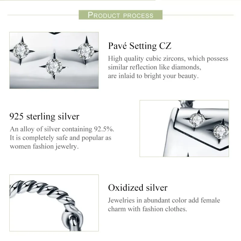 (bild till) Pandora Stil Berlock Elegant Shoppingväska - Scc607 - View 7