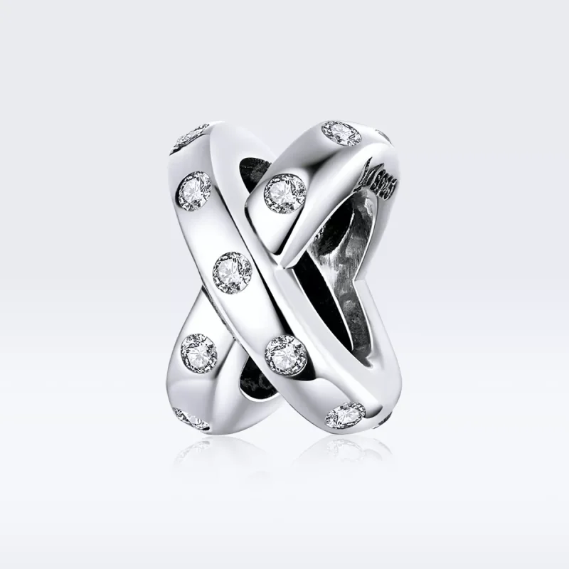 (bild till) Pandora Stil Berlock Enkel Geometri - Scc1515 - View 5
