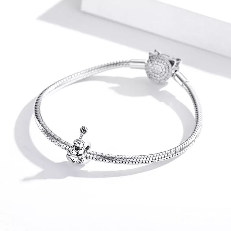 (bild till) Pandora Stil Berlock Enkel Gitarr - Scc1708 - View 3