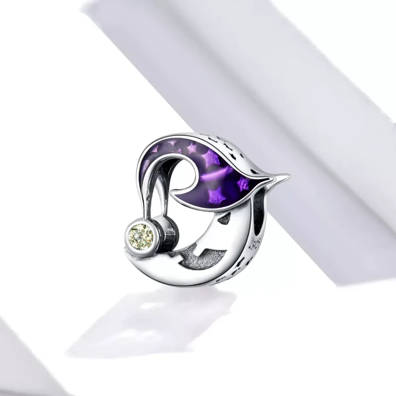 (bild till) Pandora Stil Berlock Evil Moon - Scc1618 - View 2