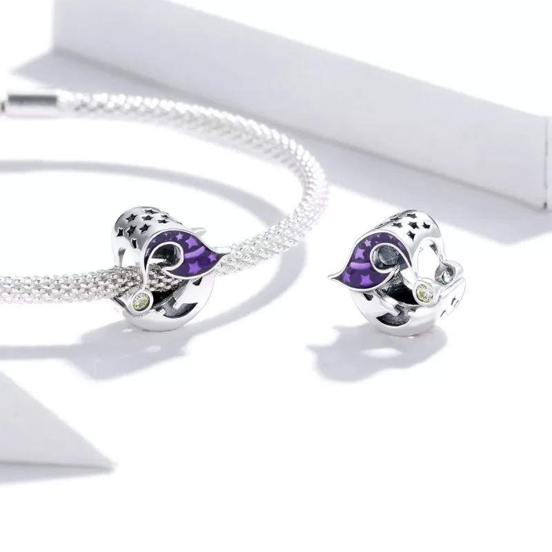 (bild till) Pandora Stil Berlock Evil Moon - Scc1618 - View 4