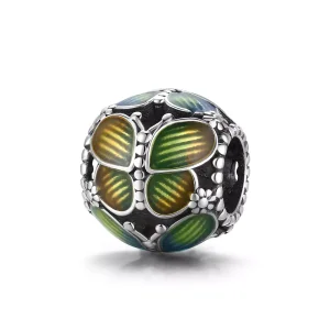 (bild till) Pandora Stil Berlock Fantasy Fjärilar - Scc1705
