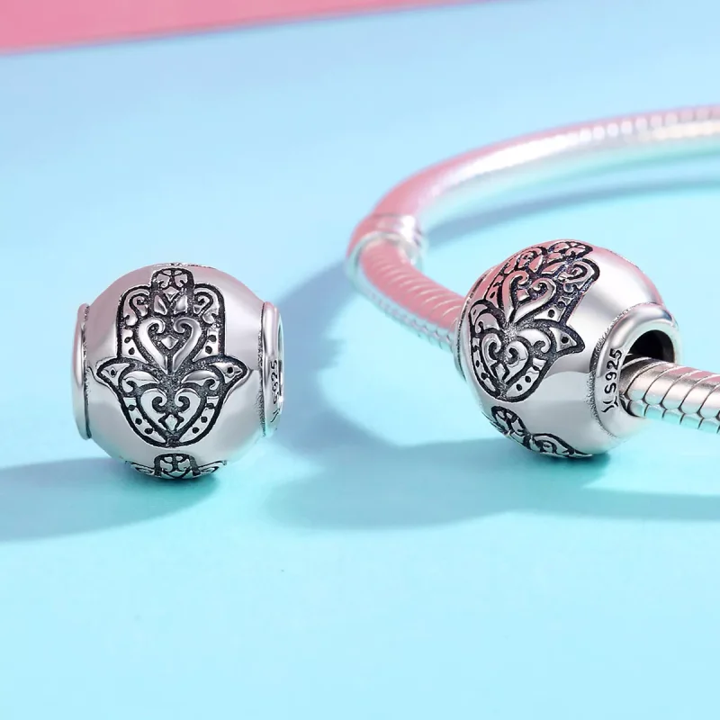 (bild till) Pandora Stil Berlock Fatimas Hand - Scc306 - View 5