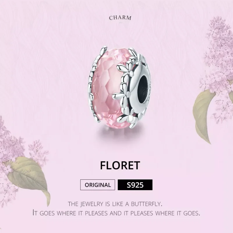 (bild till) Pandora Stil Berlock Floret - Scc1282 - View 2