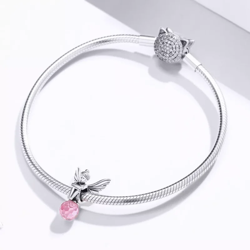 (bild till) Pandora Stil Berlock Flower Elf - Scc1483 - View 3