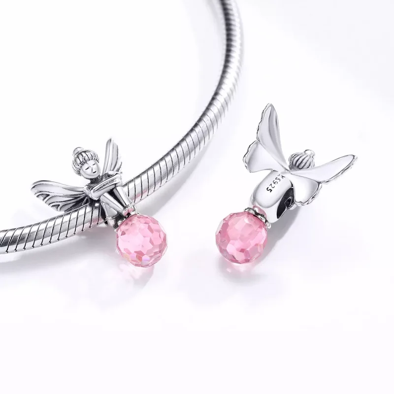 (bild till) Pandora Stil Berlock Flower Elf - Scc1483 - View 4