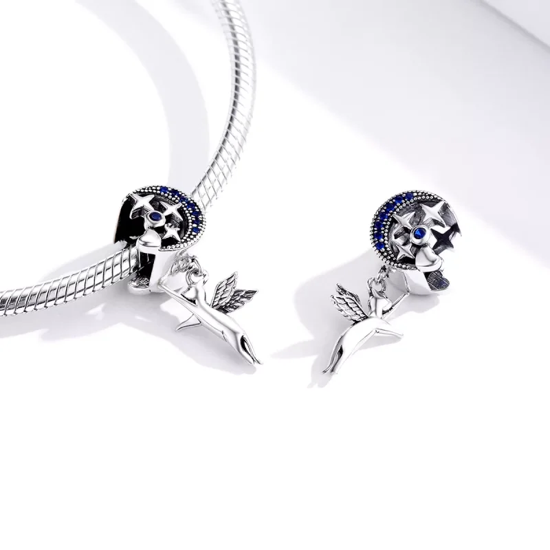(bild till) Pandora Stil Berlock Flygande Katt - Scc1551 - View 2