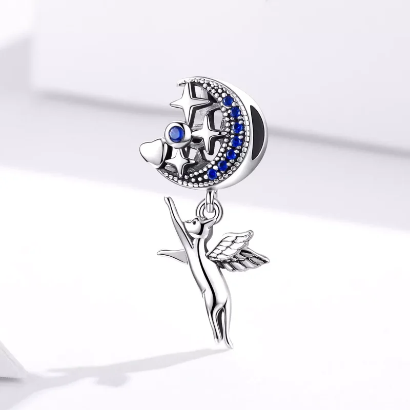 (bild till) Pandora Stil Berlock Flygande Katt - Scc1551 - View 3