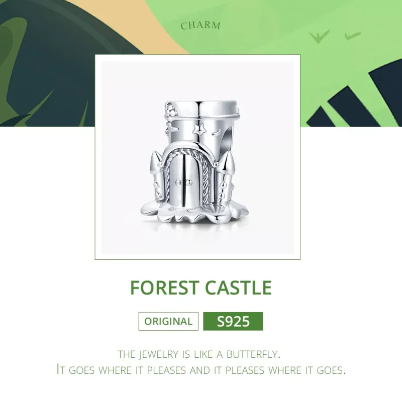 (bild till) Pandora Stil Berlock Forest Castle - Scc1866 - View 6