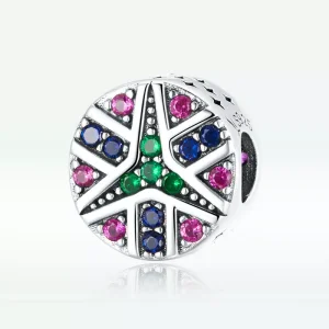 (bild till) Pandora Stil Berlock Färgglada Lucky Star - Scc1683