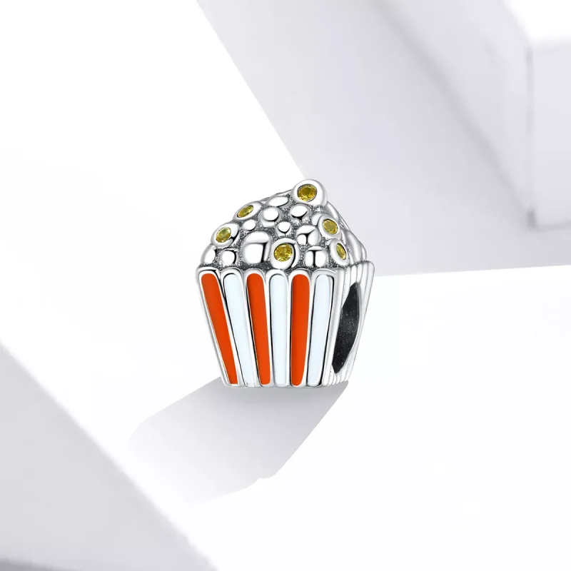 (bild till) Pandora Stil Berlock Färgglada Popcorn - Scc1596 - View 2