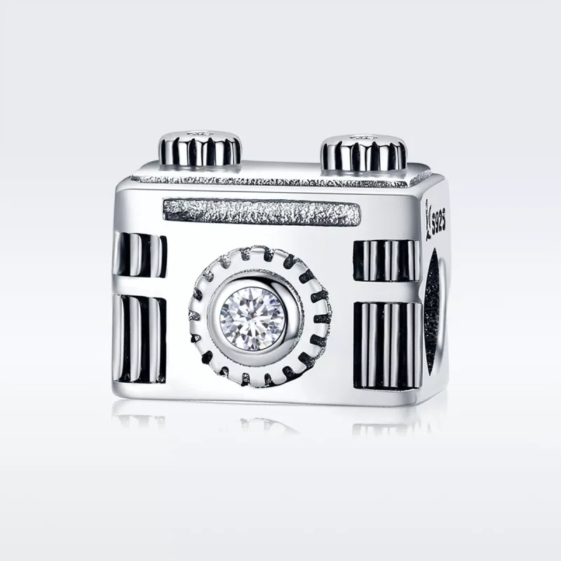 (bild till) Pandora Stil Berlock Gammal Kamera - Scc516 - View 2