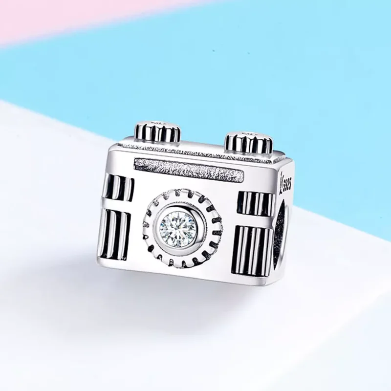 (bild till) Pandora Stil Berlock Gammal Kamera - Scc516 - View 3