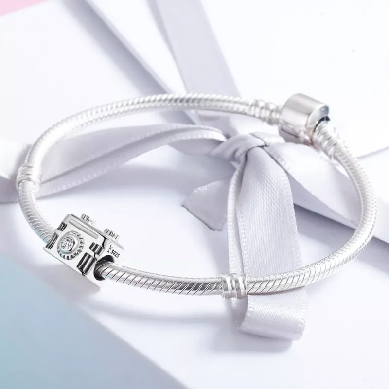 (bild till) Pandora Stil Berlock Gammal Kamera - Scc516 - View 4