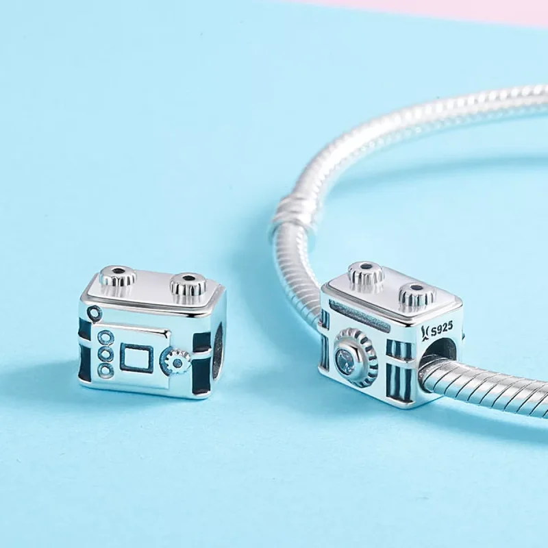 (bild till) Pandora Stil Berlock Gammal Kamera - Scc516 - View 5