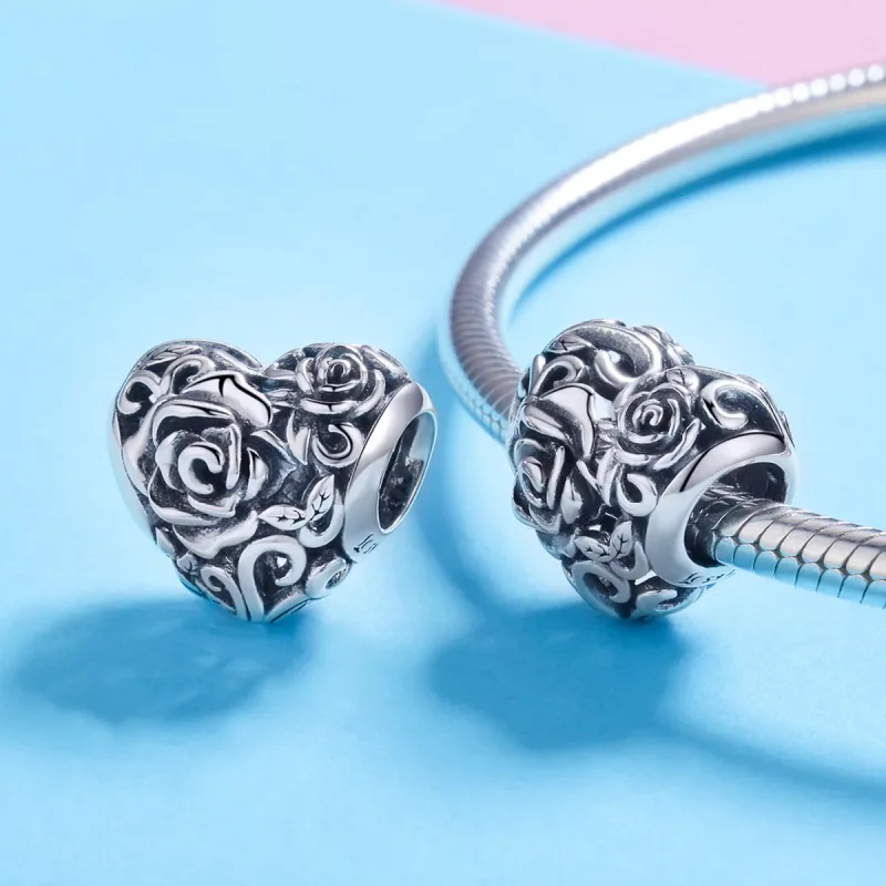 (bild till) Pandora Stil Berlock Gentle Rose - Scc790 - View 3