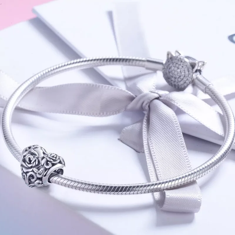 (bild till) Pandora Stil Berlock Gentle Rose - Scc790 - View 4