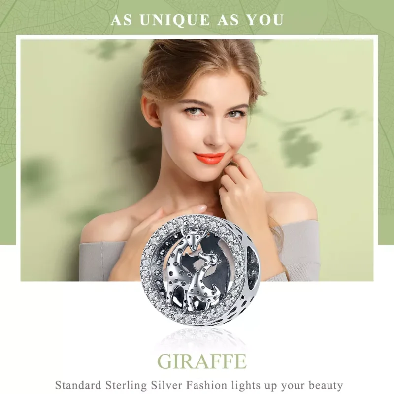 (bild till) Pandora Stil Berlock Giraff - Scc997 - View 6