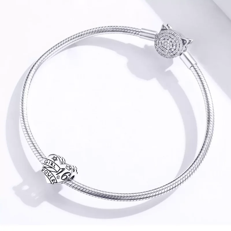 (bild till) Pandora Stil Berlock Girl Power Sweet 16 - Scc1437 - View 3