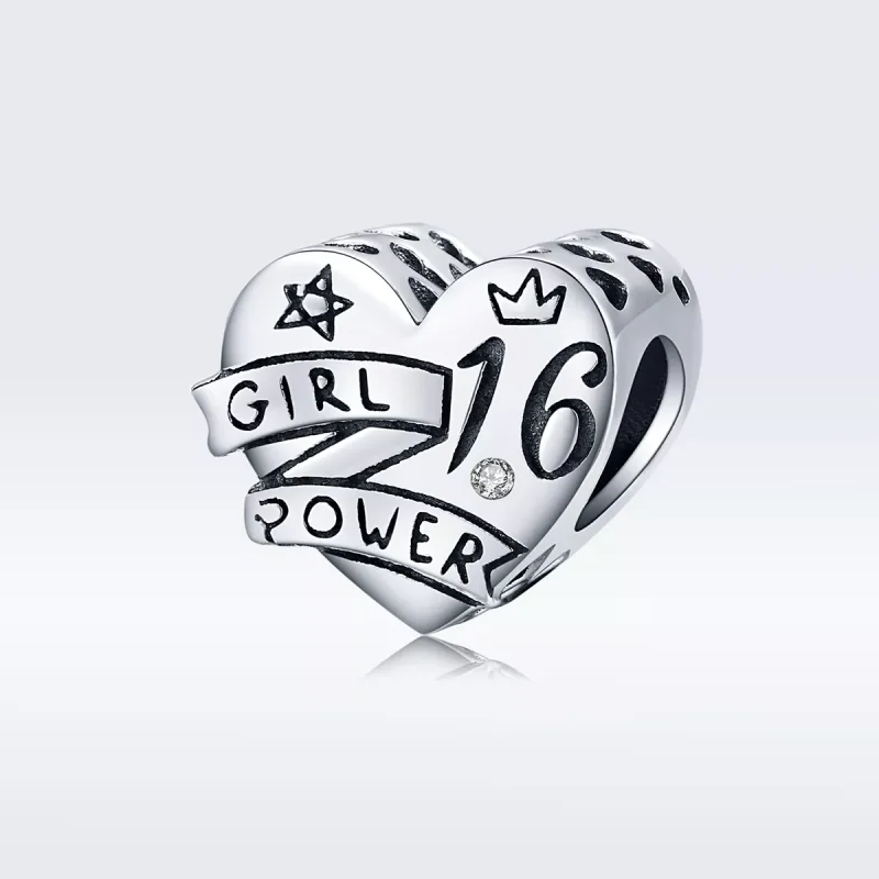 (bild till) Pandora Stil Berlock Girl Power Sweet 16 - Scc1437 - View 5