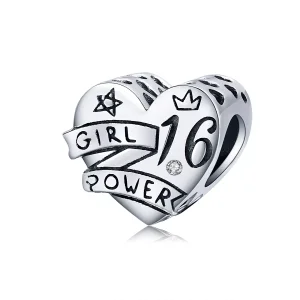 (bild till) Pandora Stil Berlock Girl Power Sweet 16 - Scc1437