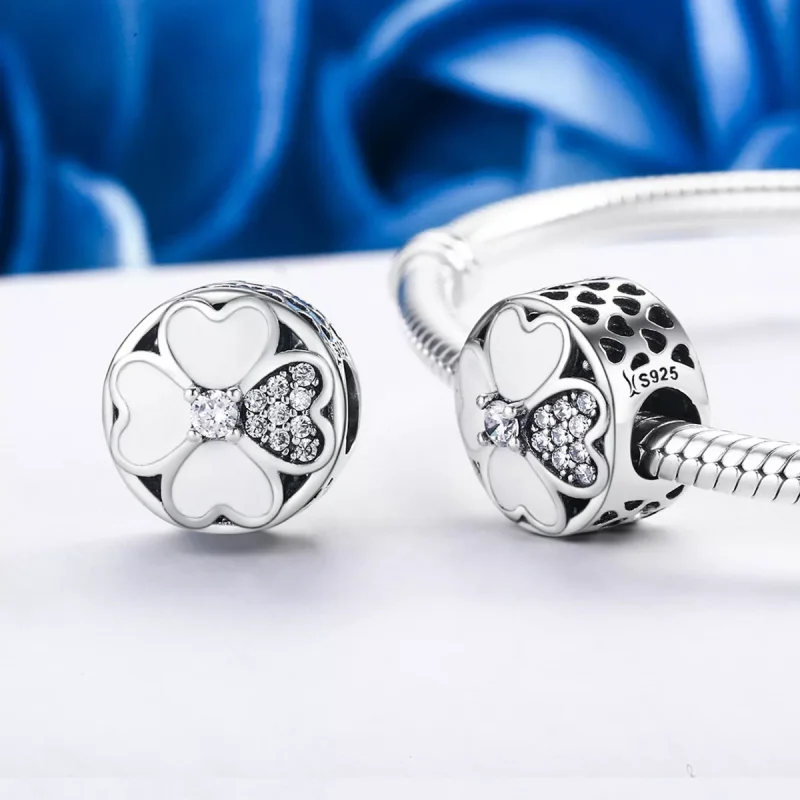 (bild till) Pandora Stil Berlock Glada Kronblad - Scc250 - View 4