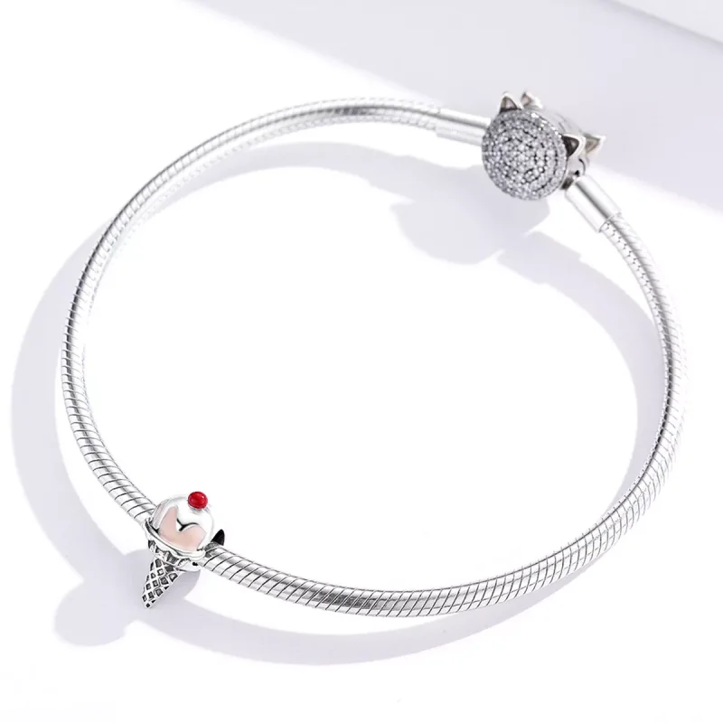(bild till) Pandora Stil Berlock Glass - Scc1533 - View 3
