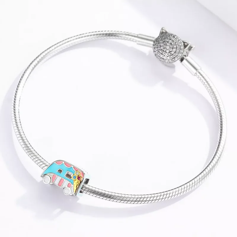 (bild till) Pandora Stil Berlock Glassbil - Bsc163 - View 3