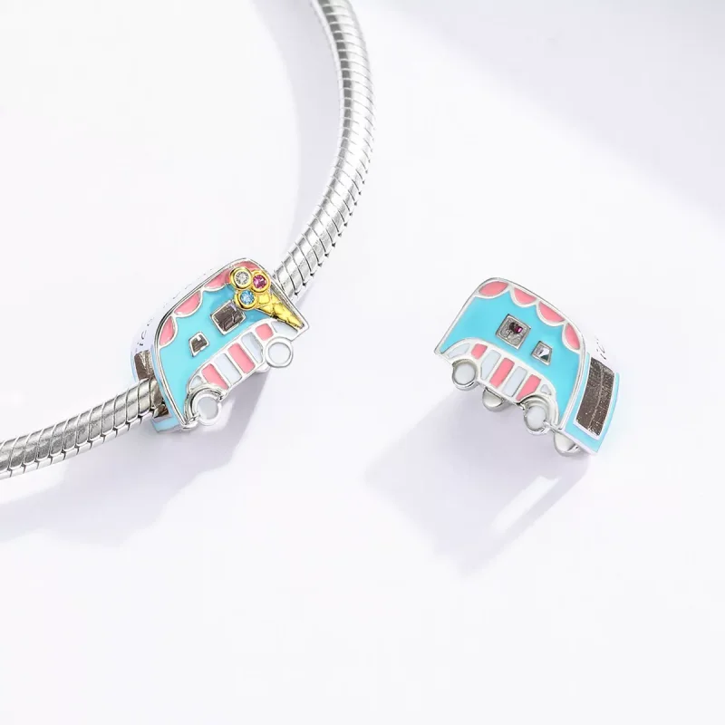 (bild till) Pandora Stil Berlock Glassbil - Bsc163 - View 4